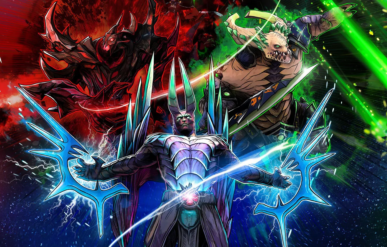 Photo wallpaper the game, the demon, hero, demon, Valve, dota 2, Marauder, Shadow Fiend