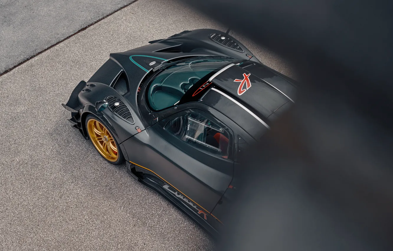 Photo wallpaper Pagani, Pagani Zonda R, Zonda, top view