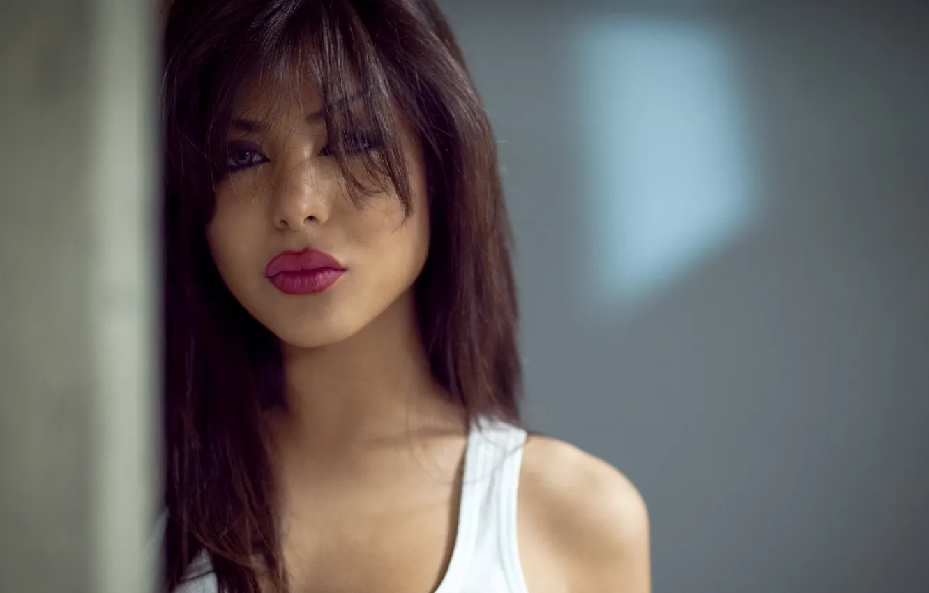 Photo wallpaper girl, portrait, beauty