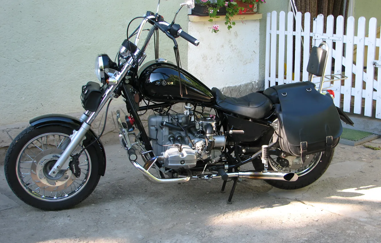 Photo wallpaper wolf, CHOPPER, Ural, imz