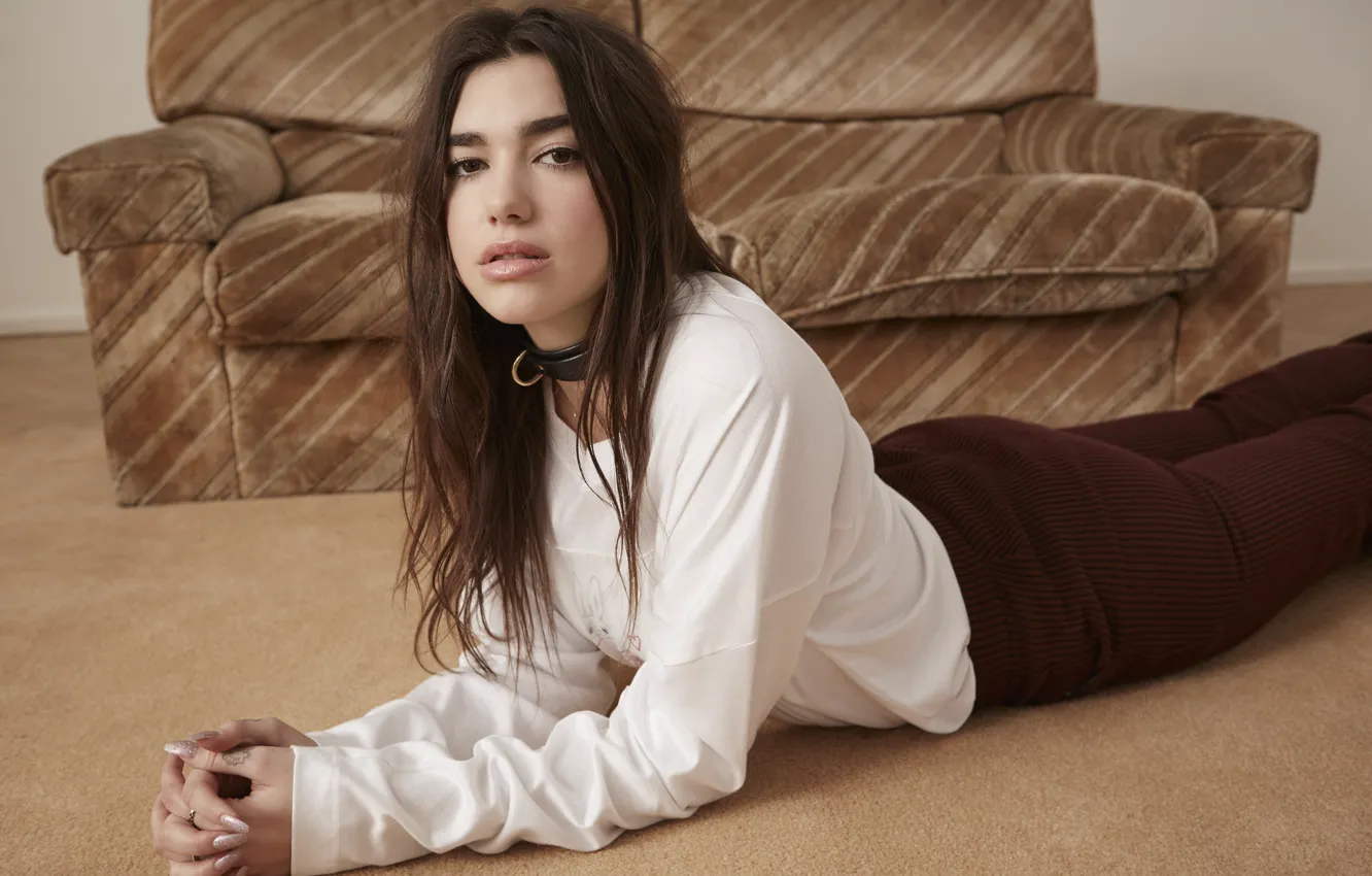 Photo wallpaper look, lies, Dua Lipa