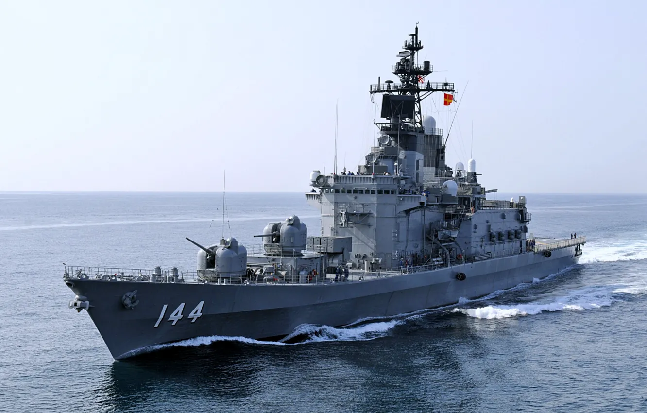 Photo wallpaper destroyer, Navy Japan self-defense, jds kurama