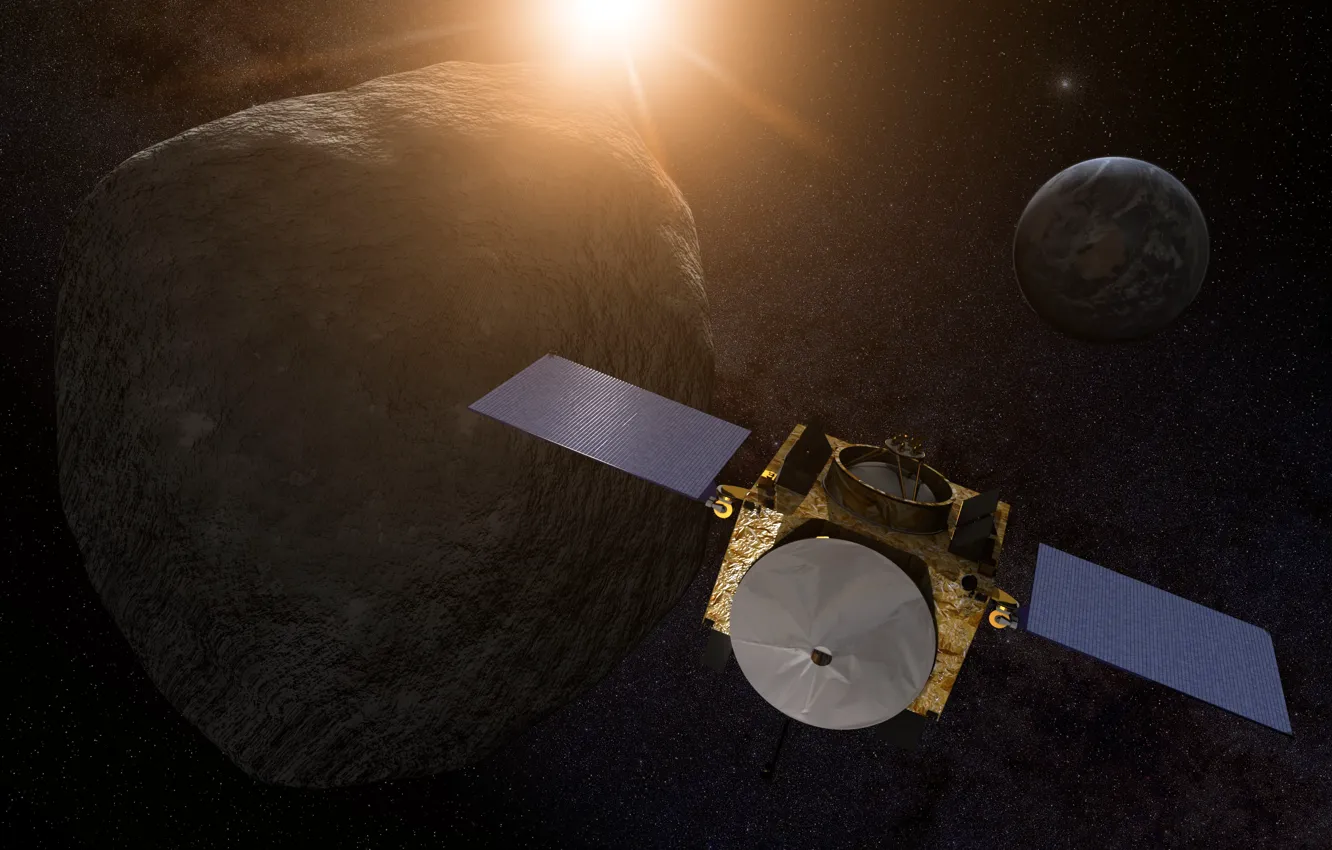 Photo wallpaper asteroid, NASA, OSIRIS-REx, lander