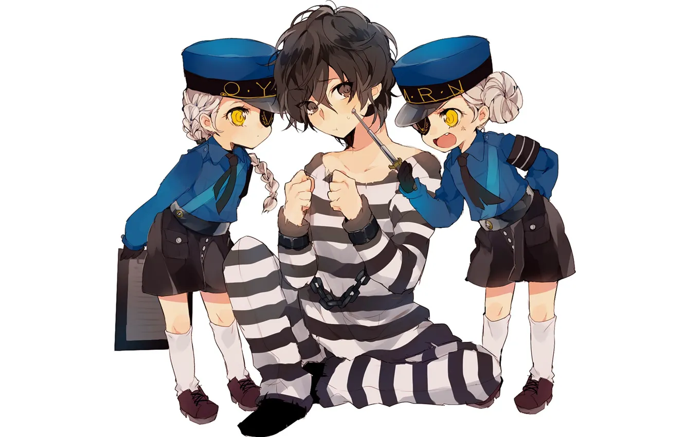 Photo wallpaper children, the game, anime, art, guy, characters, Persona 4, Person 4