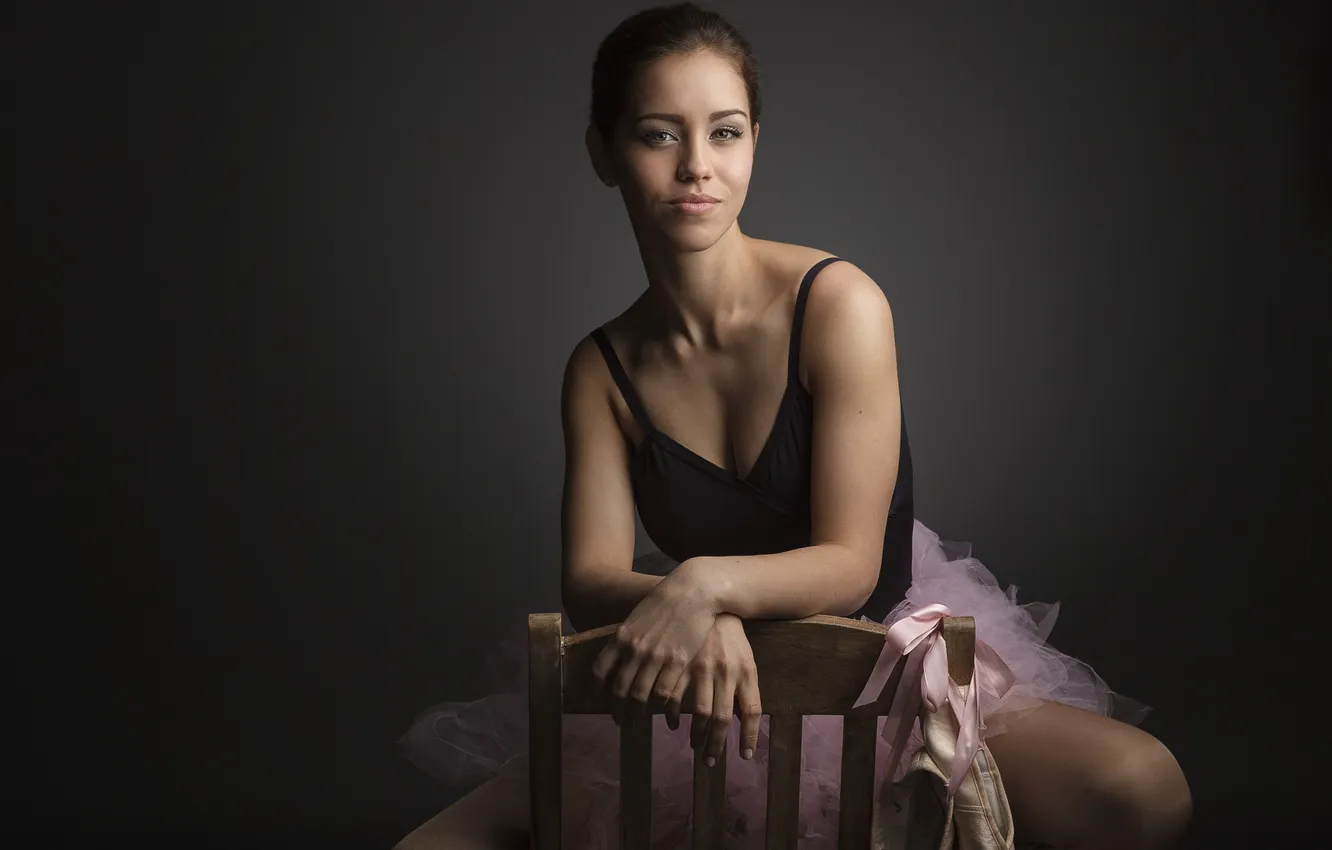 Photo wallpaper background, portrait, ballerina