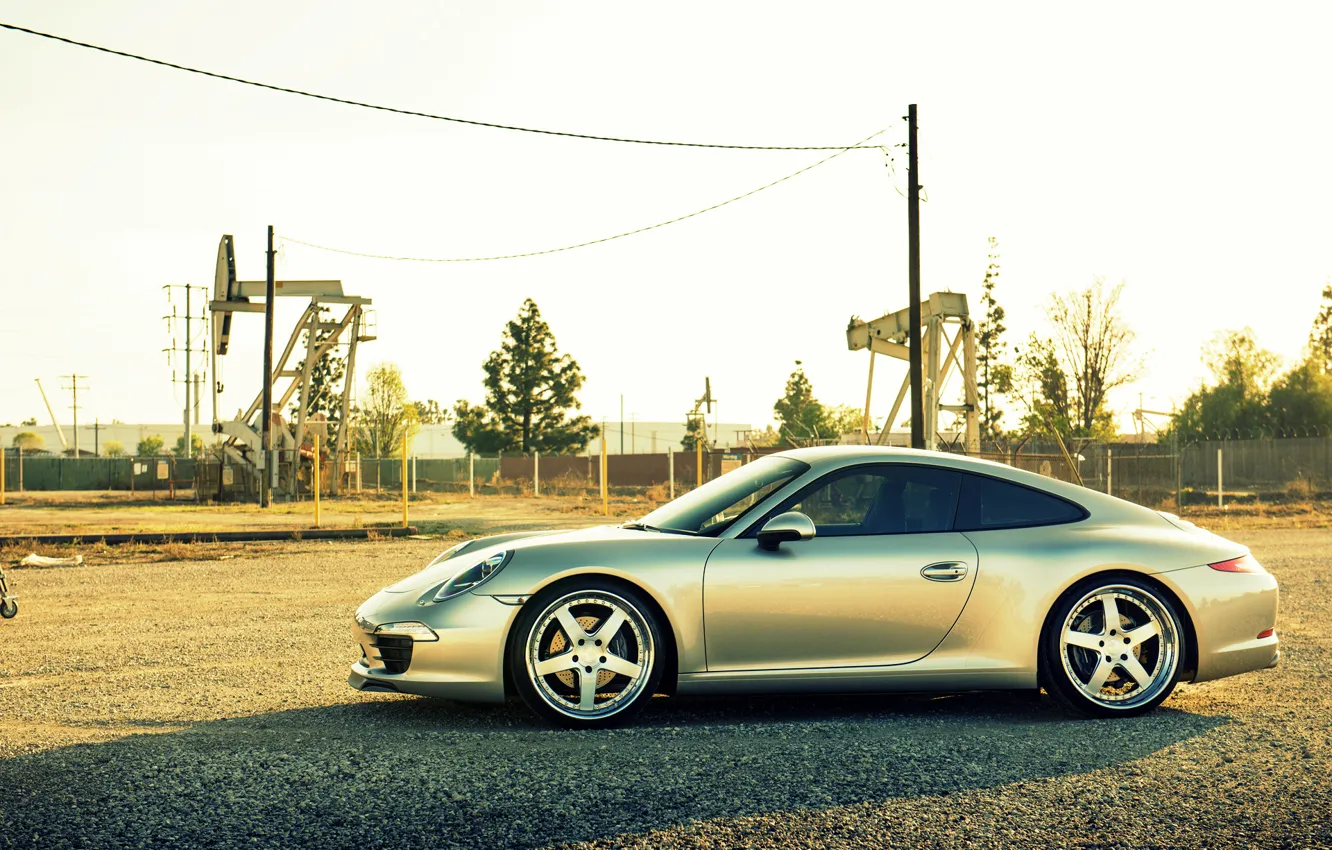 Photo wallpaper Porsche, profile, Porsche, carrera, 991