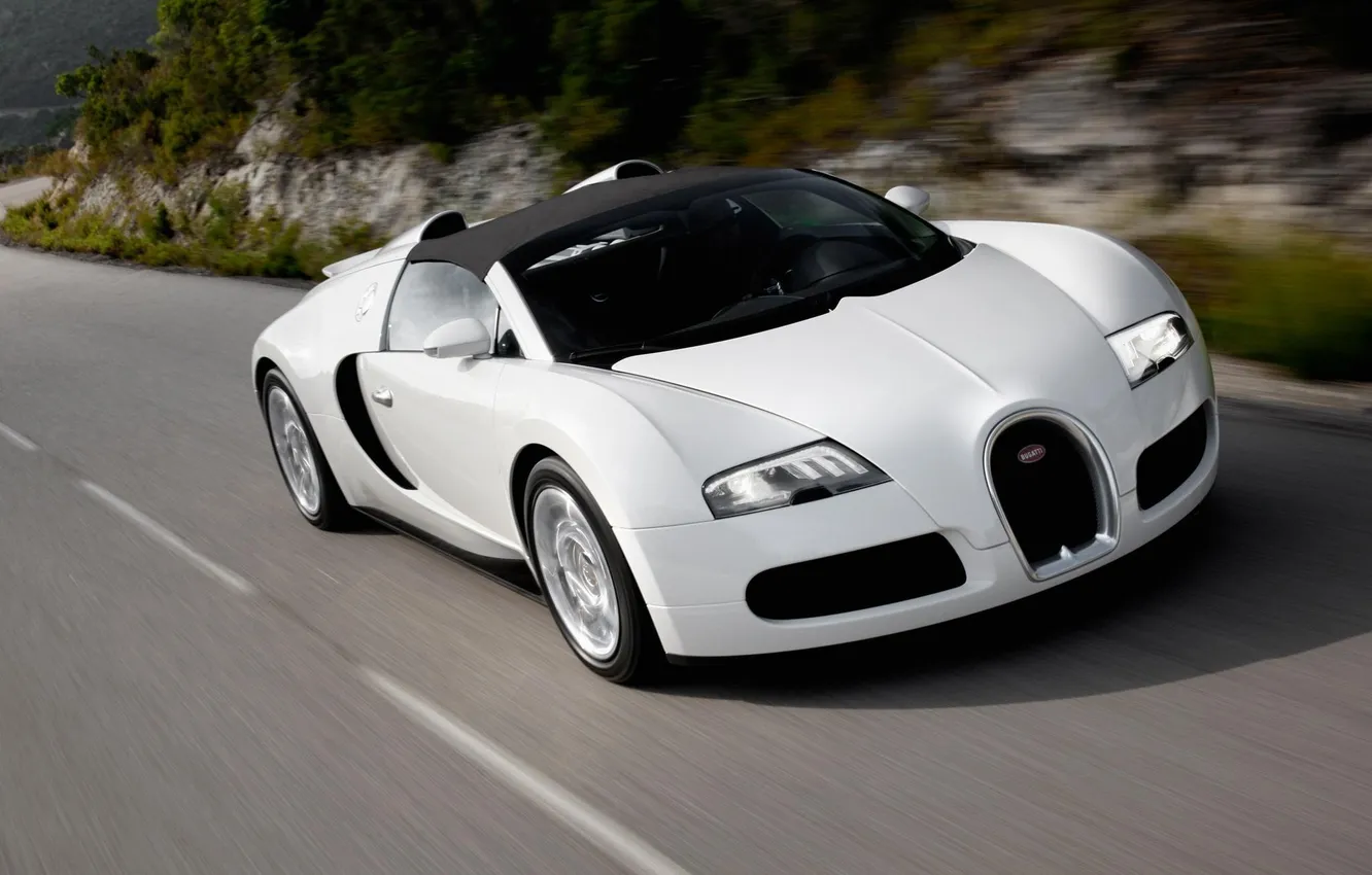 Photo wallpaper white, background, beauty, Bugatti, picture