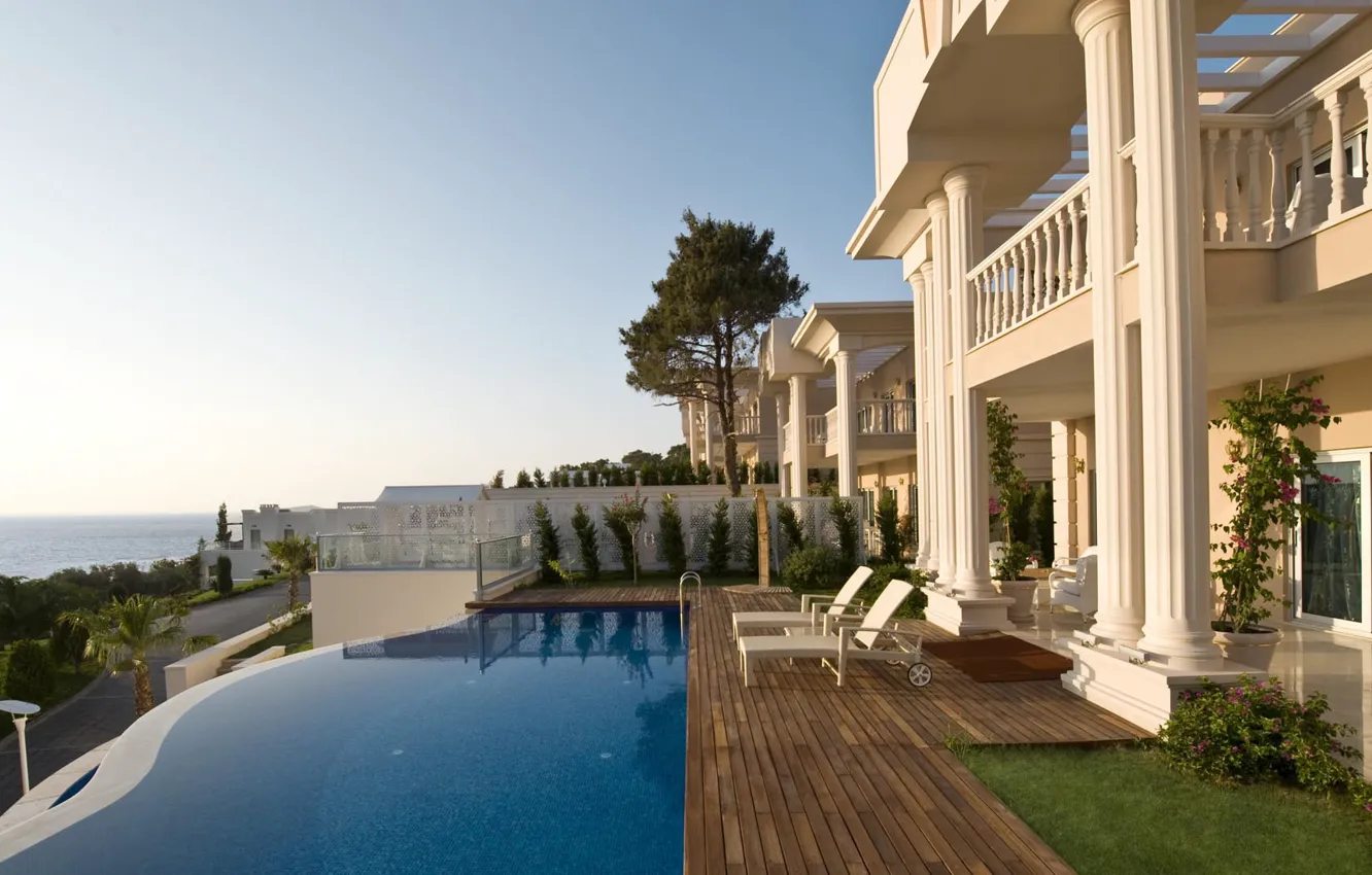 Photo wallpaper Villa, pool, Turkey, Bodrum, Rixos Premium Bodrum Villas