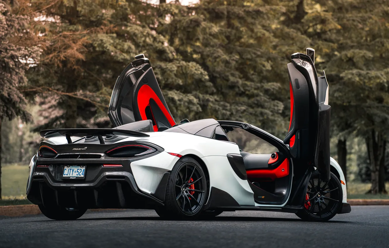 Photo wallpaper McLaren, supercar, Spider, 2019, 600LT