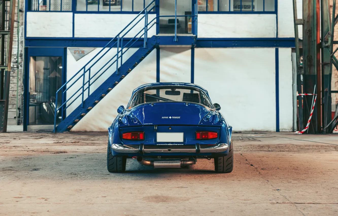 Photo wallpaper Renault, Alpine, 1974, Renault Alpine A110 1300 V85