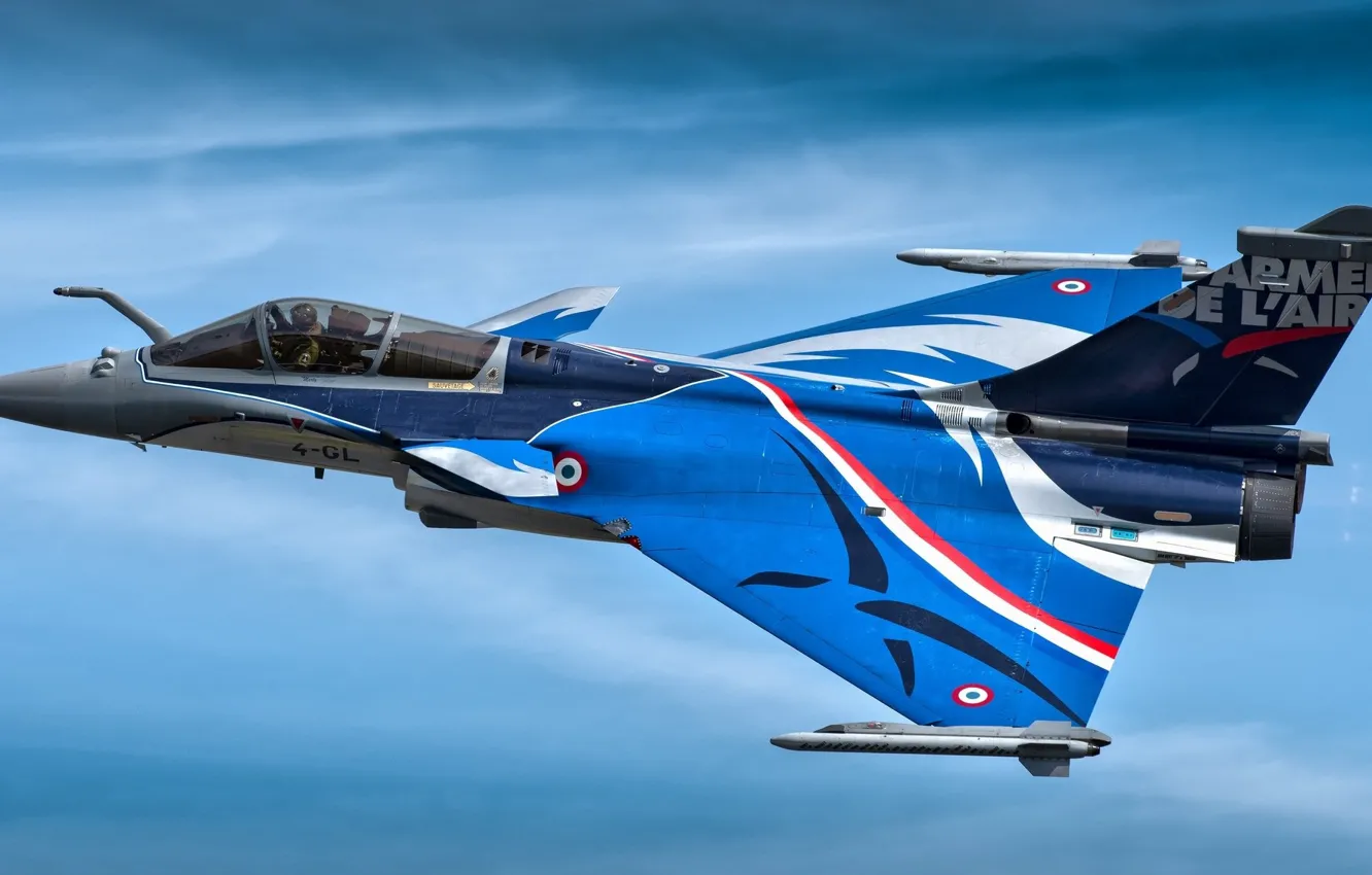 Photo wallpaper the sky, flight, the plane, Dassault Rafale C 133 4-GL
