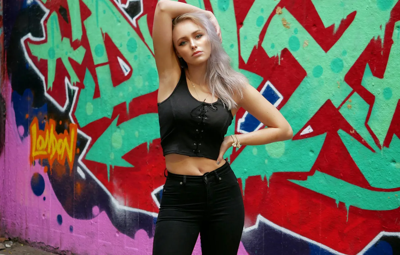 Photo wallpaper girl, style, background