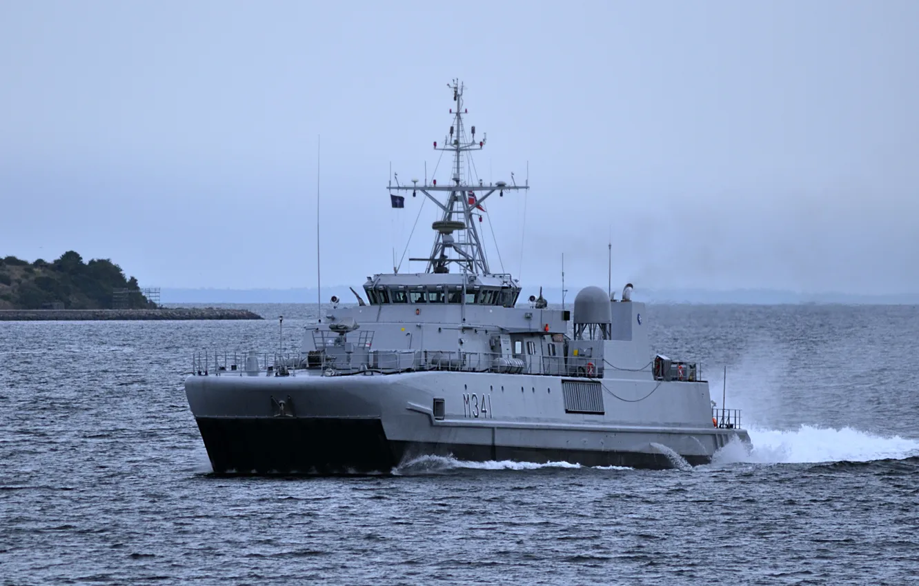 Photo wallpaper Norway, minesweeper, Karmoy