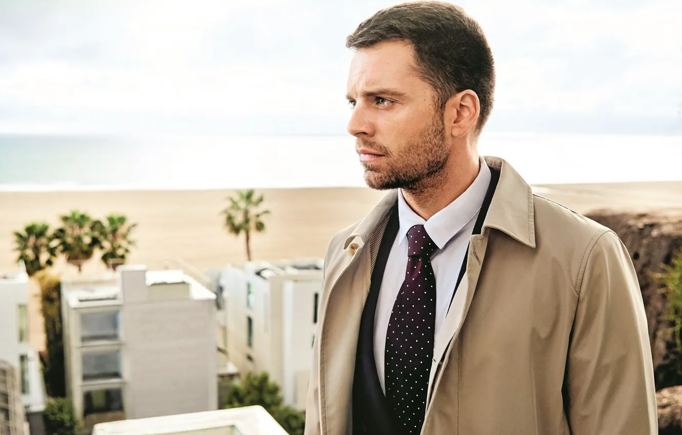 Photo wallpaper actor, guy, 2018, Sebastian Stan, Sebastian Stan, August Man