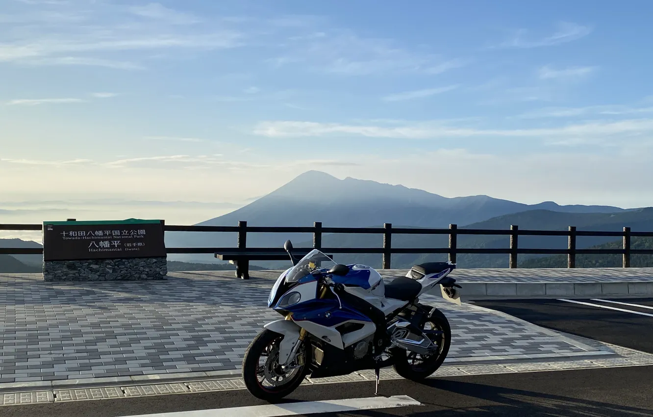 Photo wallpaper bmw, sky, S1000RR