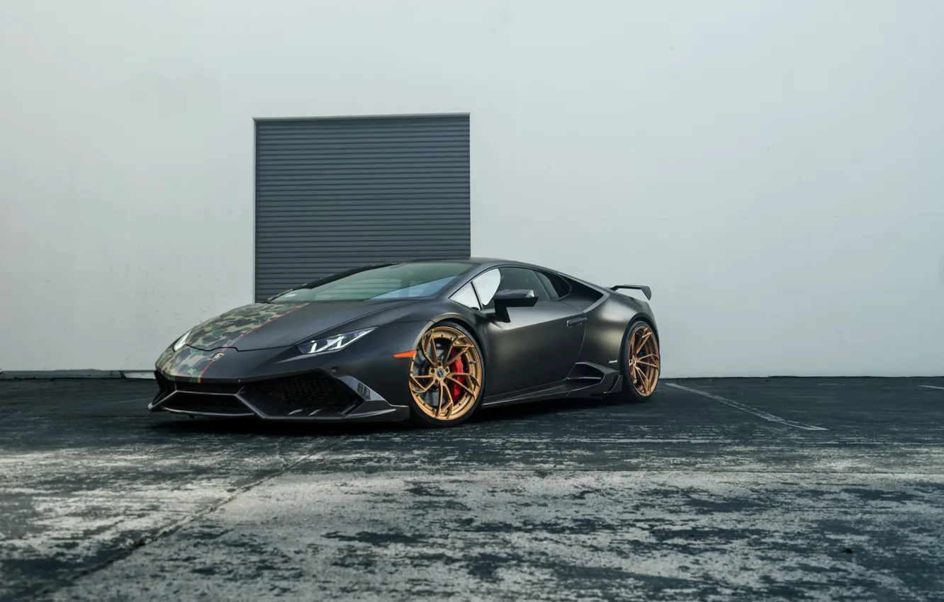 Photo wallpaper Lamborghini, Forged, Huracan, Boden, BAPE X, Brixton