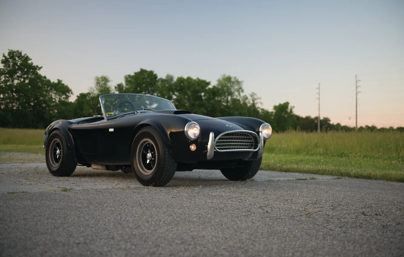 Photo wallpaper Shelby, black, Cobra, Shelby Cobra 289