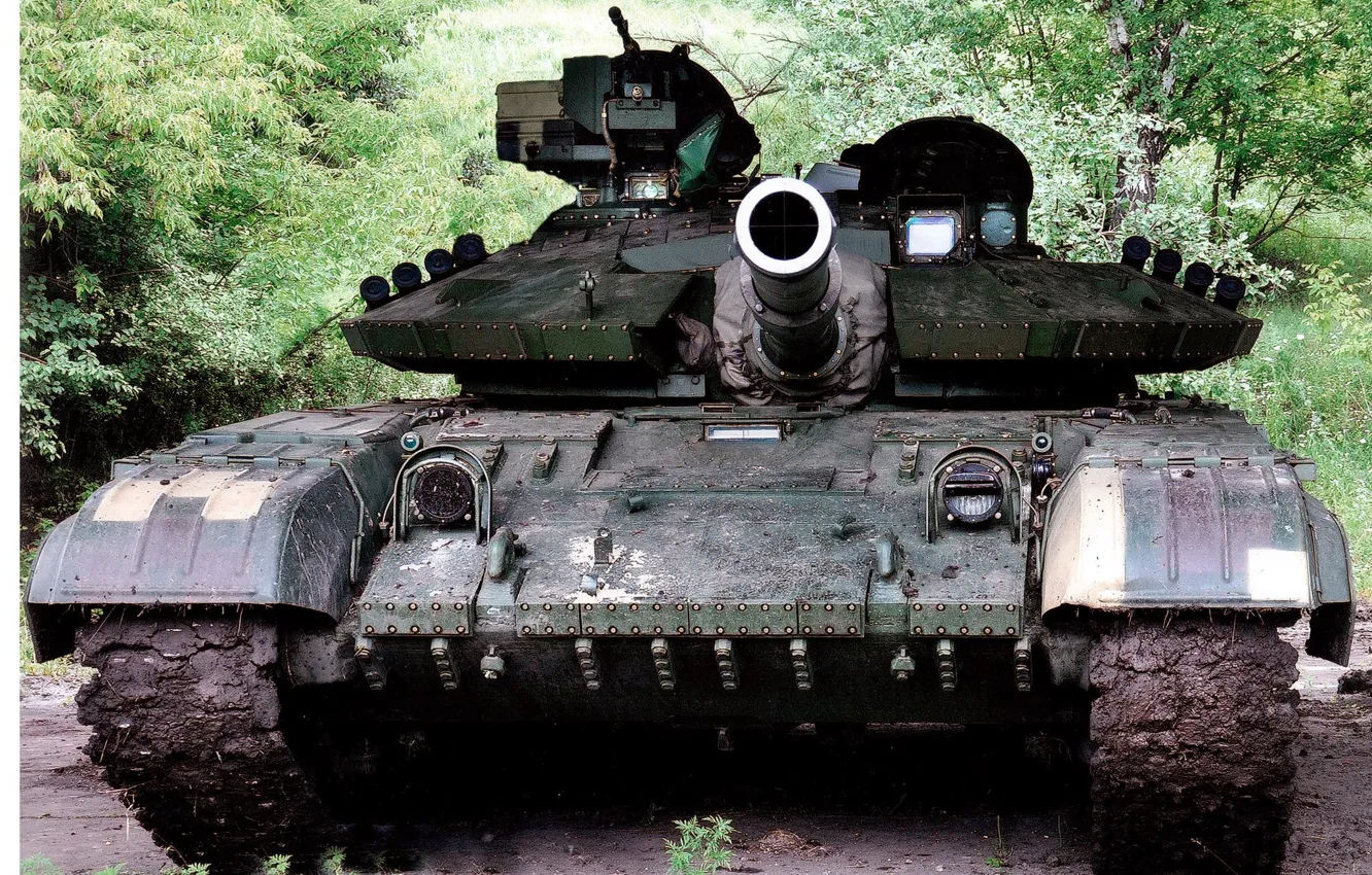 Photo wallpaper tank, Ukrainian, т64б1м