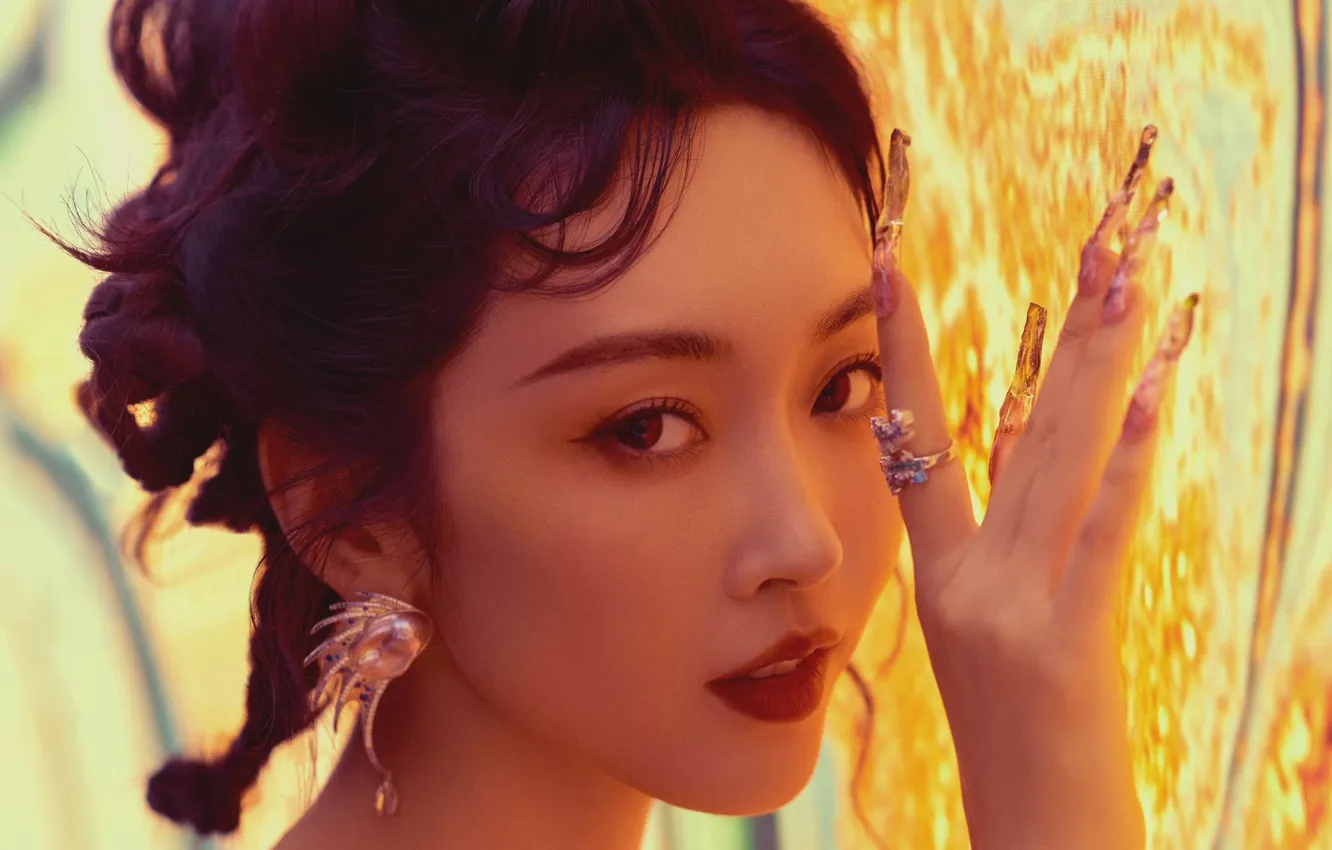 Photo wallpaper girl, actress, China, Asian, Xuan Lu, Xuan Lu