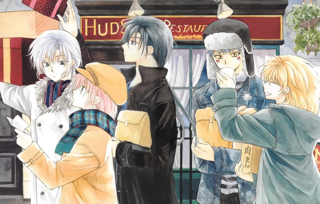 Photo wallpaper dragon, guy, Dawn Yona, Akatsuki no Yona, Yona of the Dawn