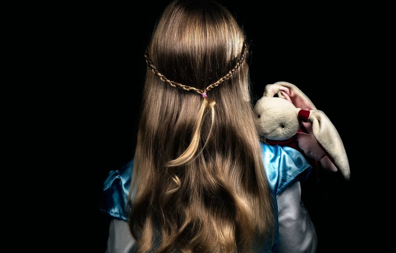 Photo wallpaper hair, toy, girl, hair.braids