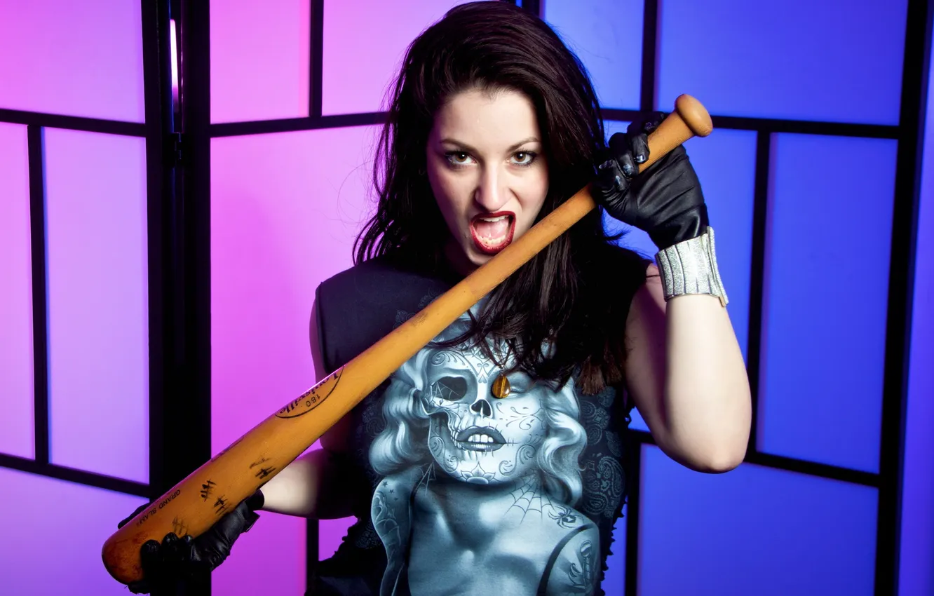 Photo wallpaper girl, bit, Jenny