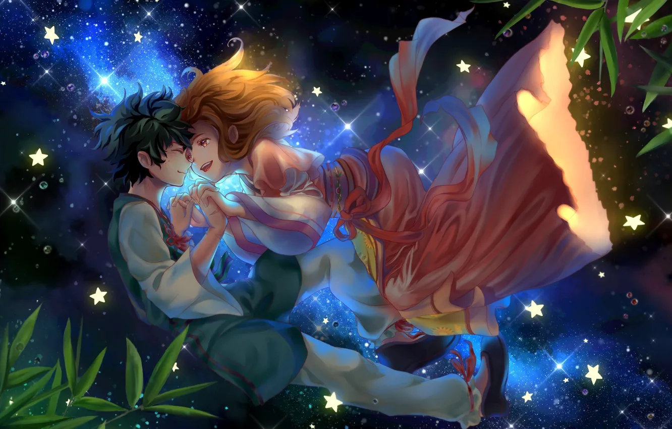 Photo wallpaper romance, Boku no Hero Academy, My hero Academy, My Hero Academia, Midori Isuku, Uraraka, Ochako