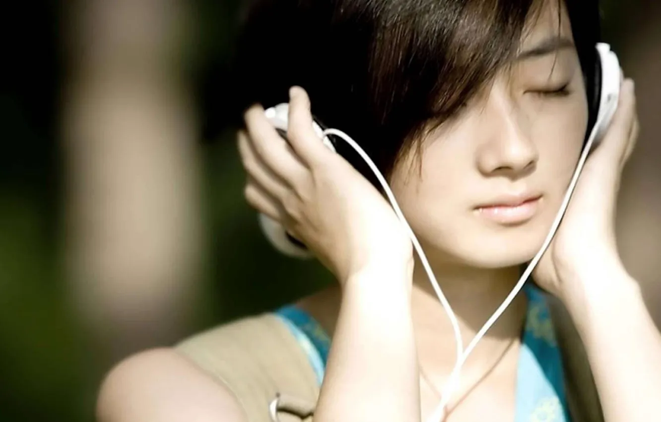 Photo wallpaper face, asian, oriental