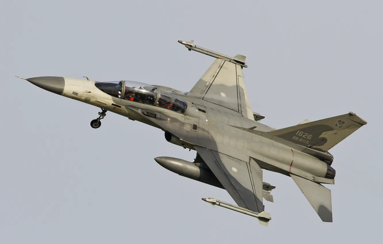 Photo wallpaper fighter, flight, multipurpose, supersonic, "Ching-Kuo", AIDC F-CK-1, Taiwan
