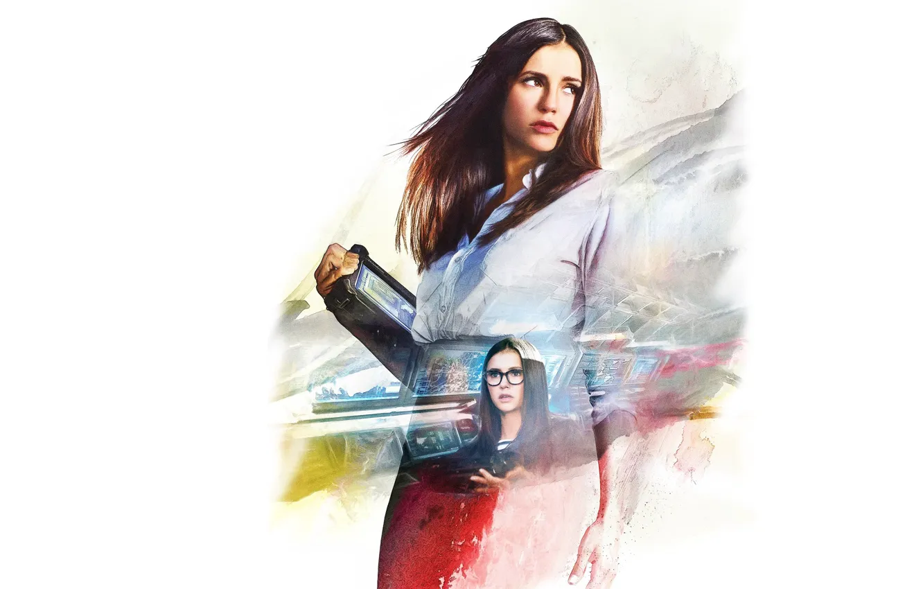 Photo wallpaper cinema, wallpaper, girl, Nina Dobrev, woman, beautiful, pretty, movie