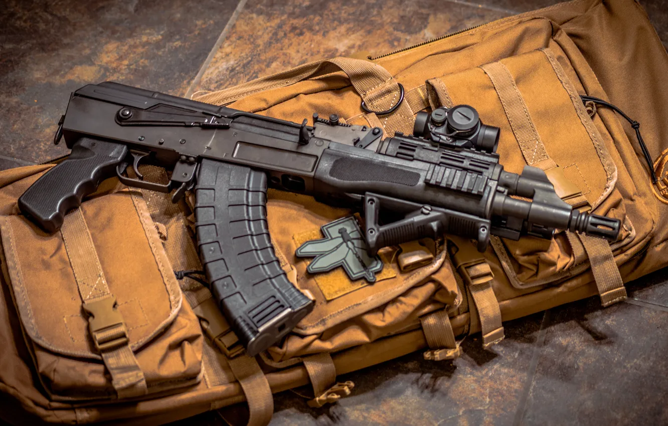 Photo wallpaper weapons, machine, Kalashnikov, AKS-74U