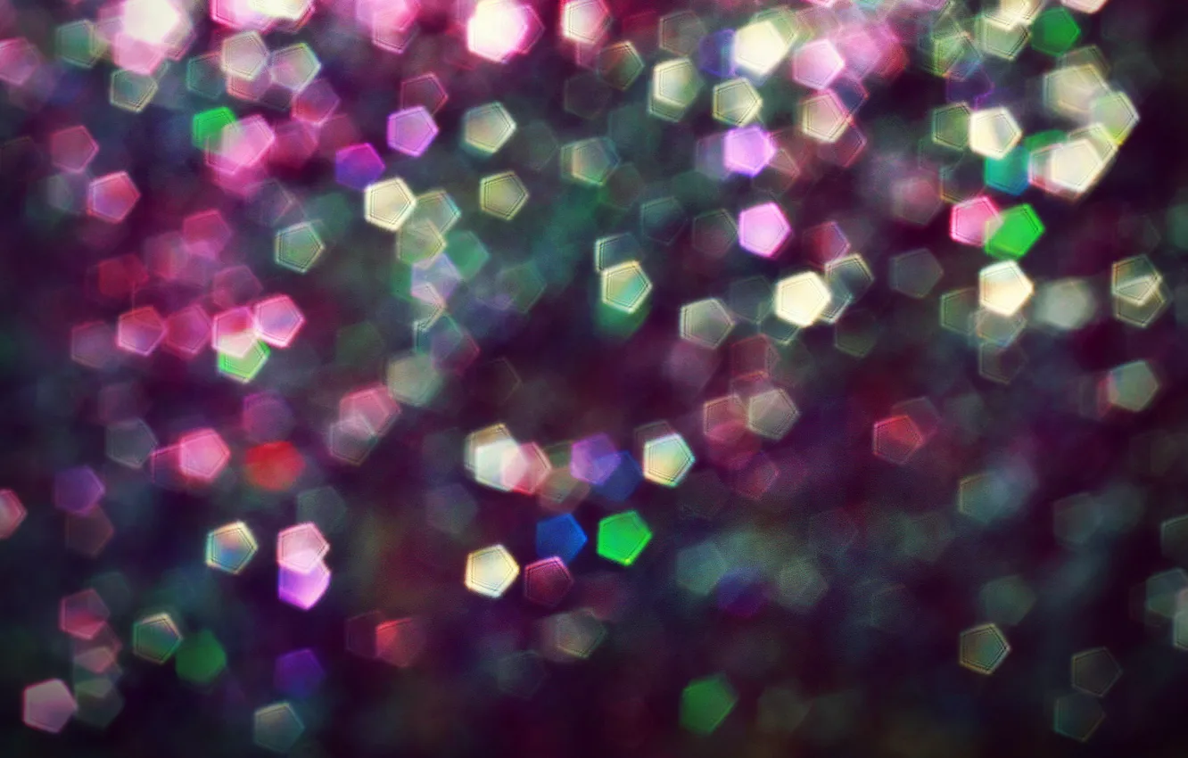 Photo wallpaper glow, lights, bokeh