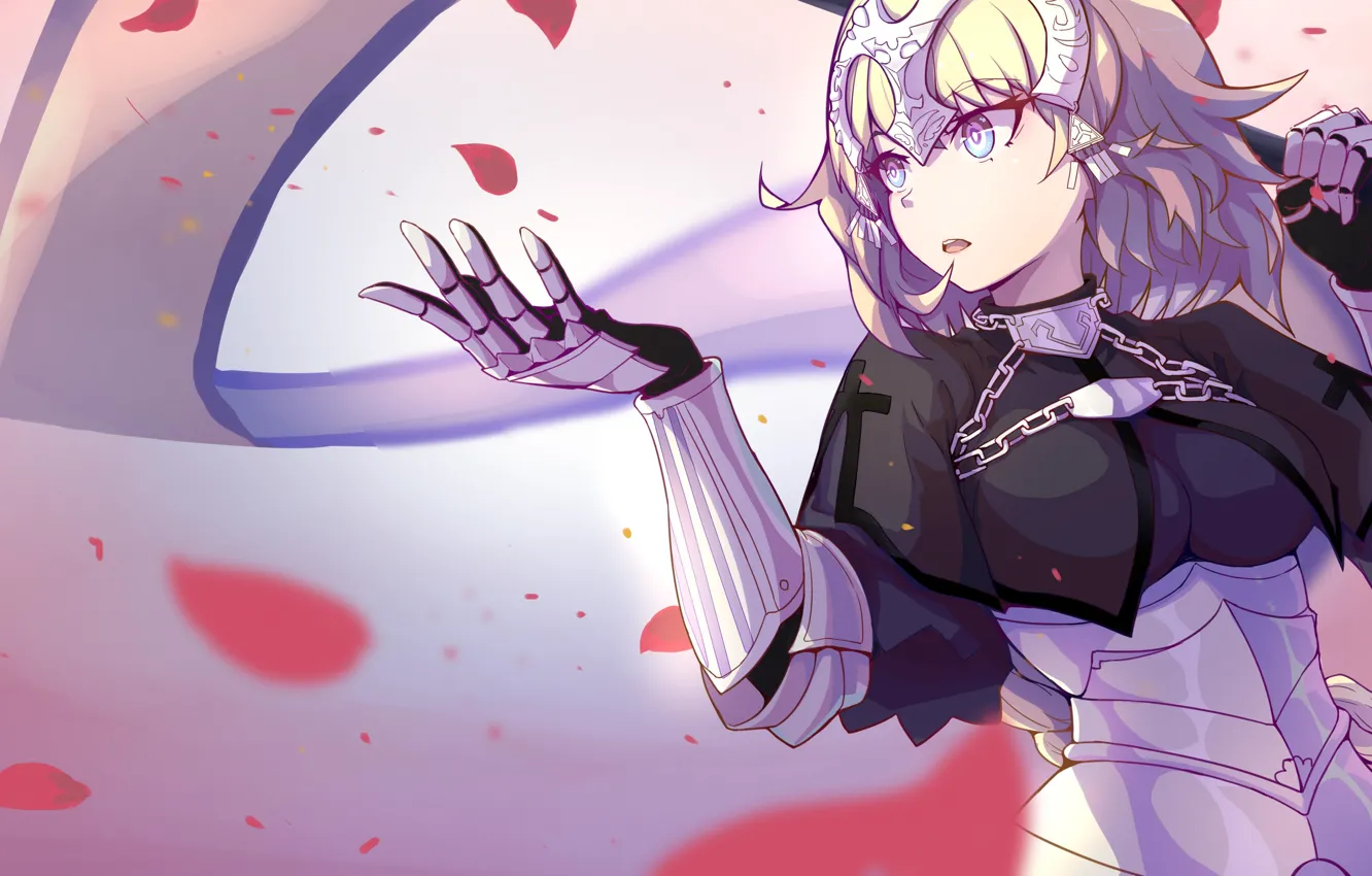 Photo wallpaper flag, Fate / Grand Order, girl, The destiny of a great campaign