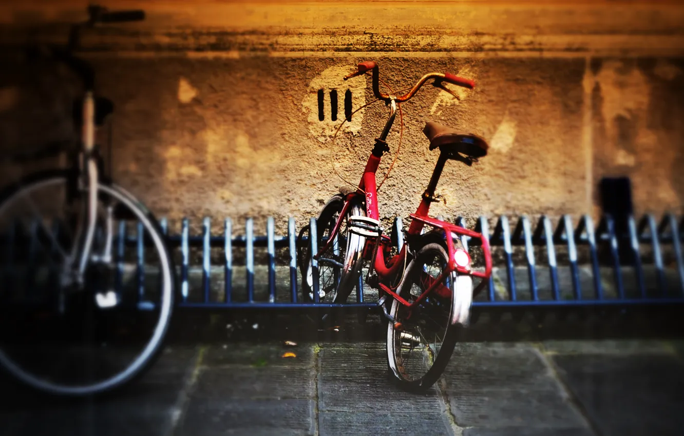 Photo wallpaper bike, the city, Parking