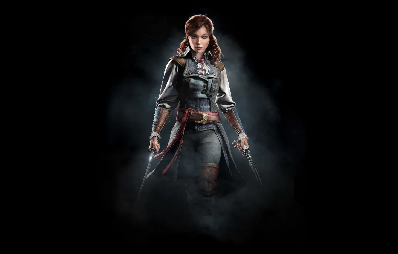 Photo wallpaper girl, art, assassin, Assassin's Creed Unity, Eliza