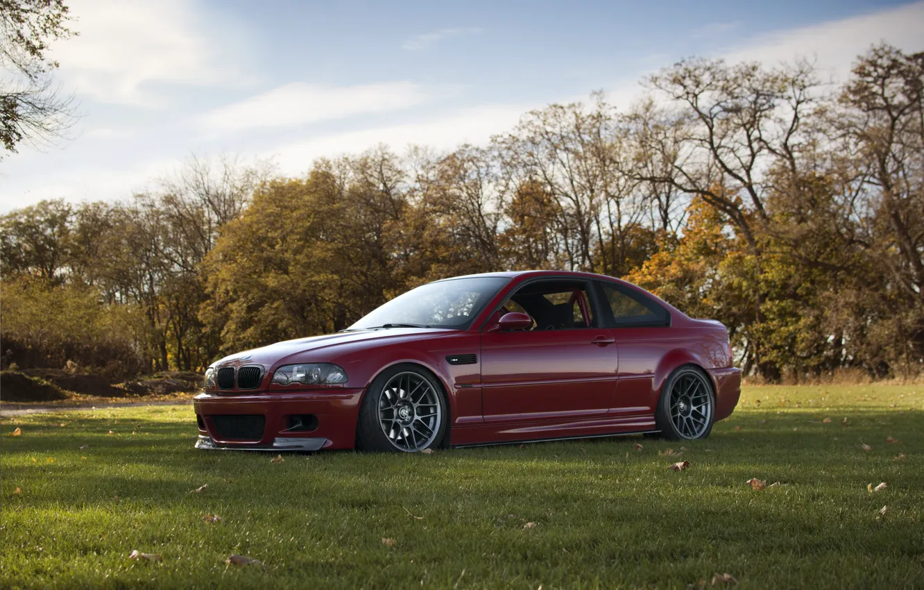 Wallpaper BMW, Autumn, E46, M3 for mobile and desktop, section bmw ...