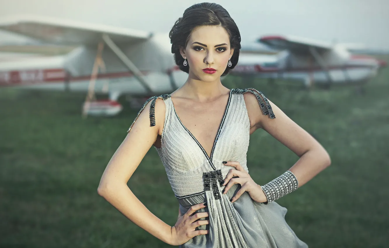 Photo wallpaper girl, Romanian model, Marcan Danielle