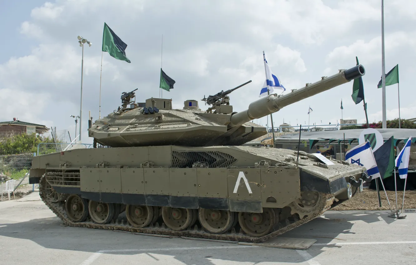 Photo wallpaper tank, Israeli, Merkava-4