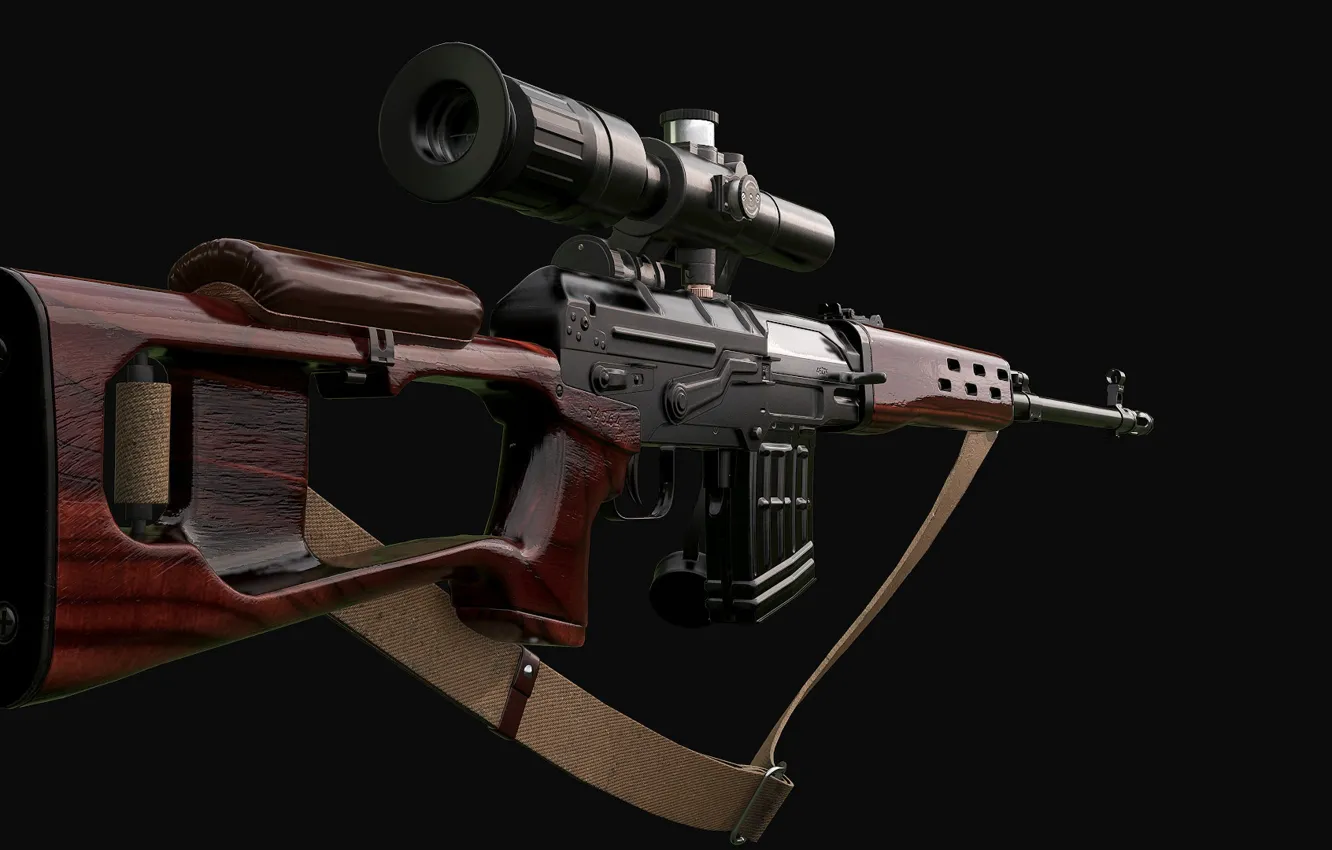 Photo wallpaper Classic, SVD, Dragunov sniper rifle