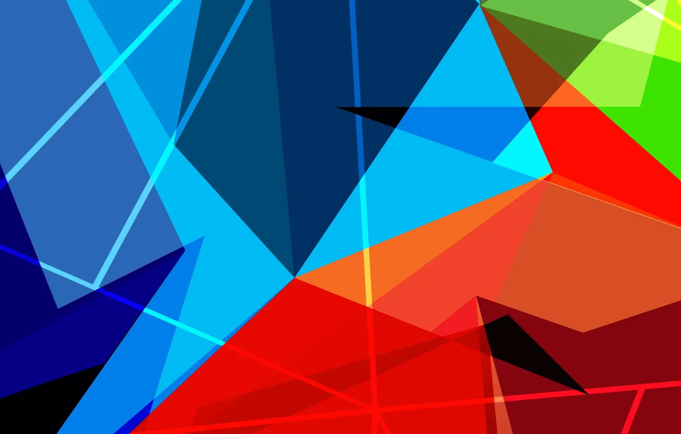 Photo wallpaper pattern, paint, line, angle, the volume, triangle