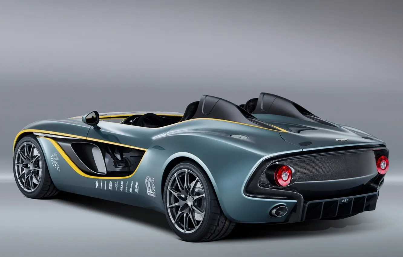 Photo wallpaper Concept, Aston Martin, the concept, Aston Martin, rear view, Speedster, CC100, Speedster