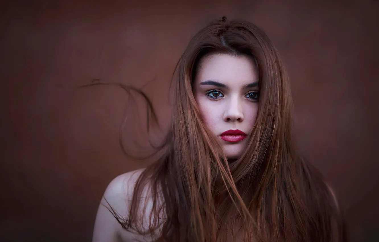 Photo wallpaper look, background, portrait, Laura