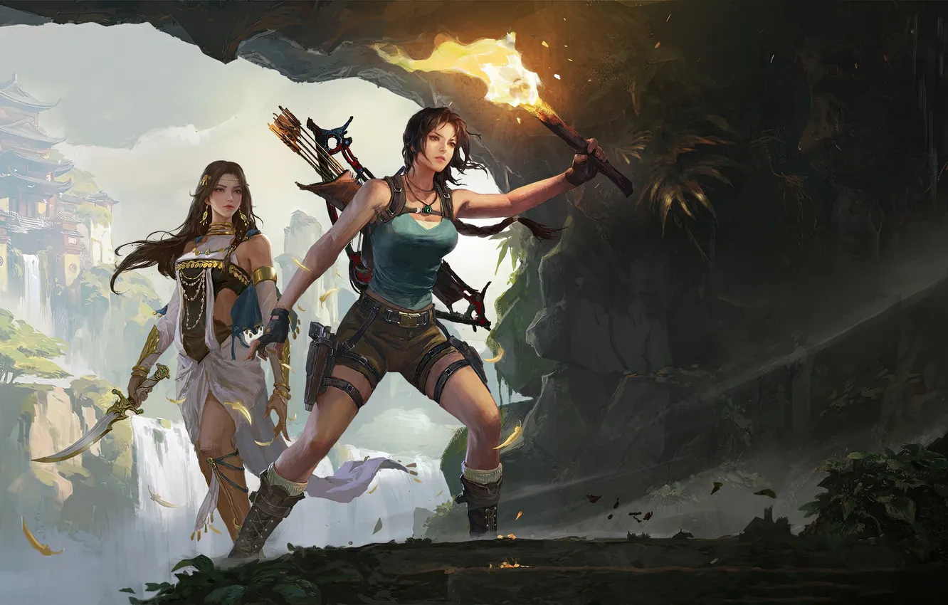Photo wallpaper Tomb Raider, Bladepoint, Naraka