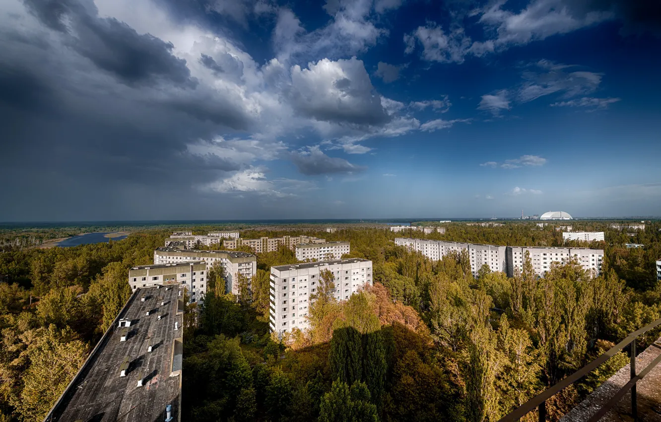 Photo wallpaper Pripyat, Ukraine, The Chernobyl exclusion zone