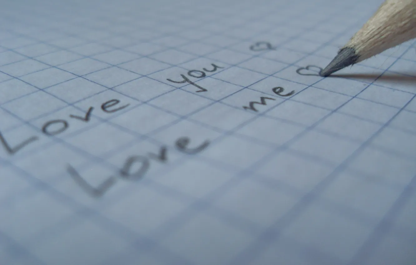 Photo wallpaper love, the inscription, words