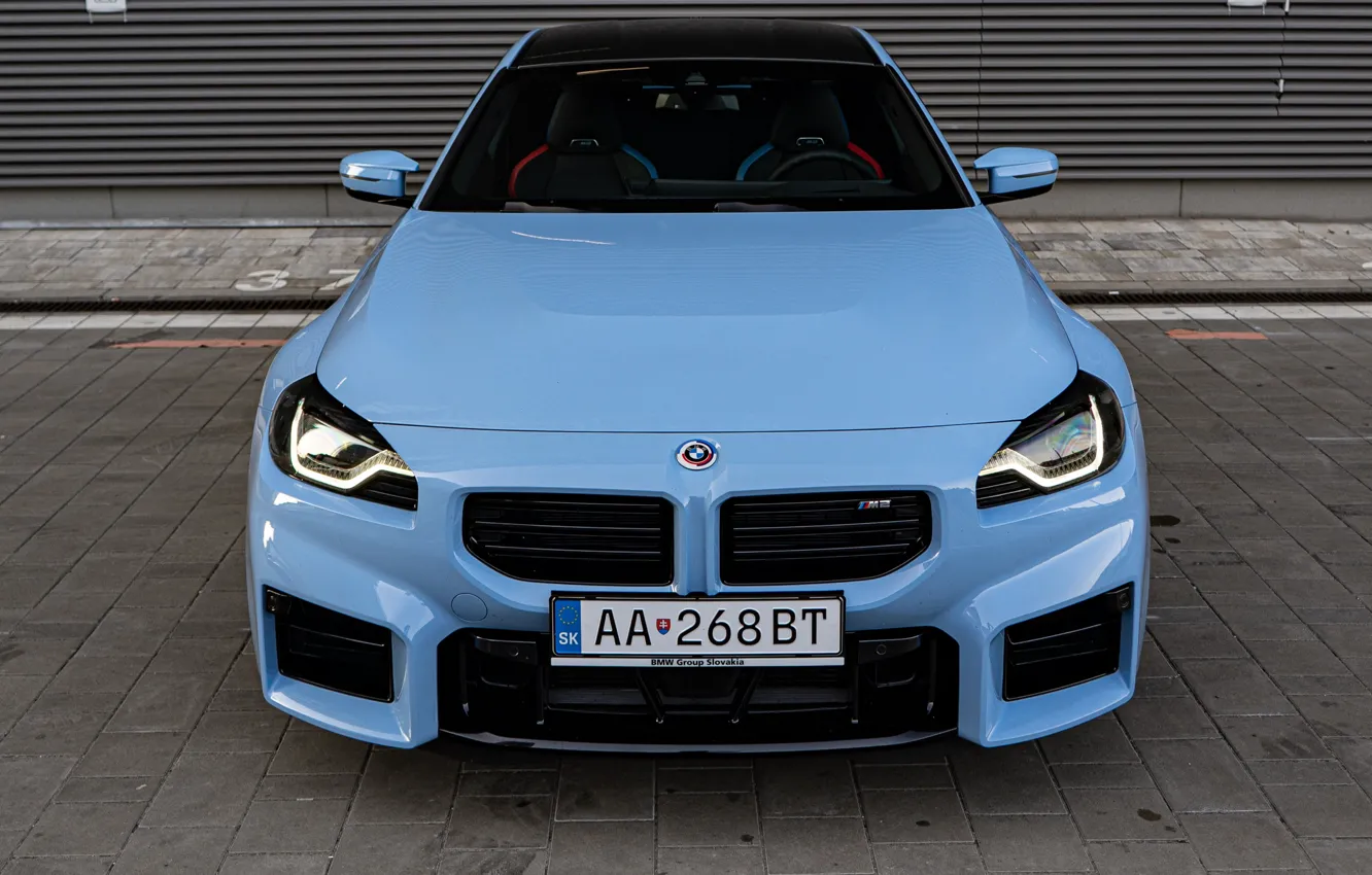 Photo wallpaper BMW, front, M2, G87, 🤢, BMW M2 AT