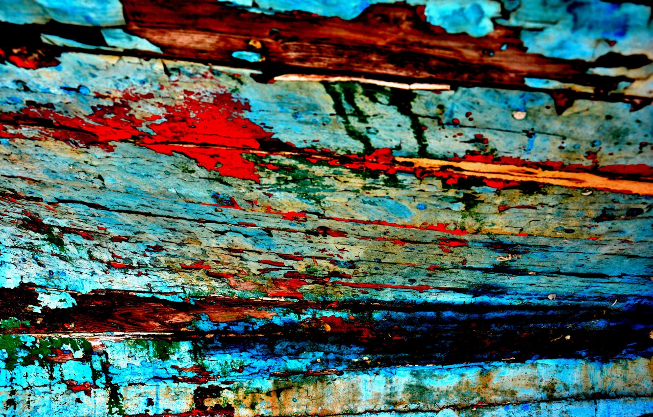 Photo wallpaper tree, paint, color, texture