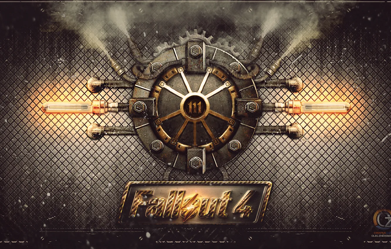 Photo wallpaper postapokalipsis, fan art, door, Bethesda Game Studios, Fallout 4, vault - tec, CGOz