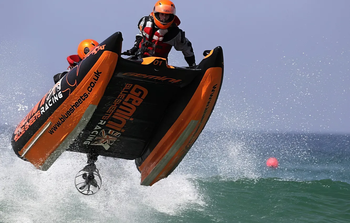 Photo wallpaper race, boat, speed