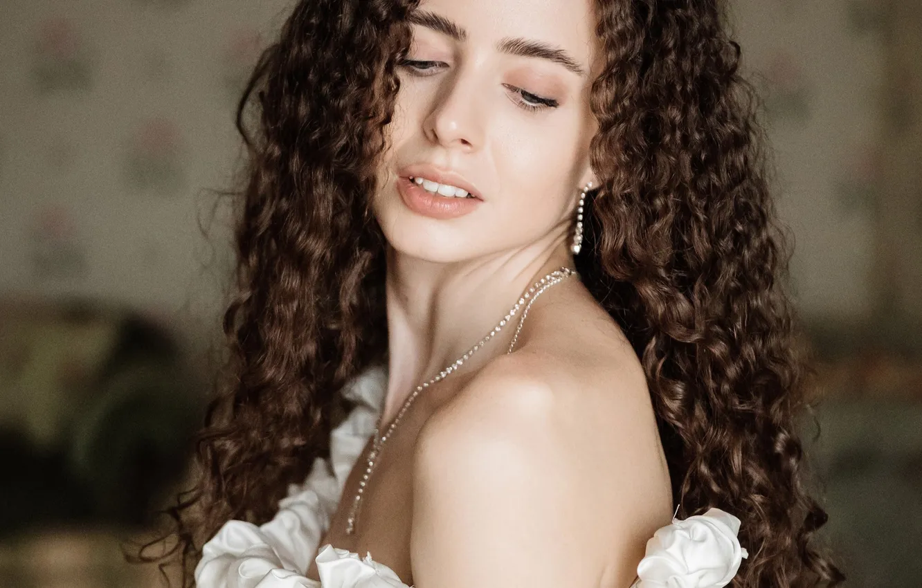 Photo wallpaper curly, in the image, Marina Dymarchuk, Villa Michetti